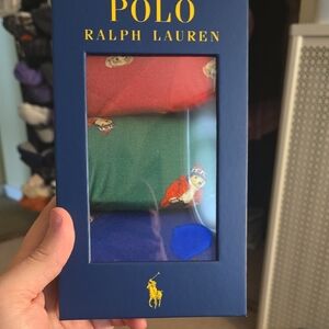 Polo by Ralph Lauren Red and Green Boxer Briefs